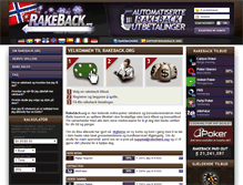 Tablet Screenshot of no.rakeback.org