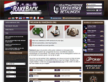 Tablet Screenshot of nl.rakeback.org