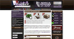 Desktop Screenshot of fr.rakeback.org