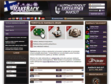Tablet Screenshot of fi.rakeback.org